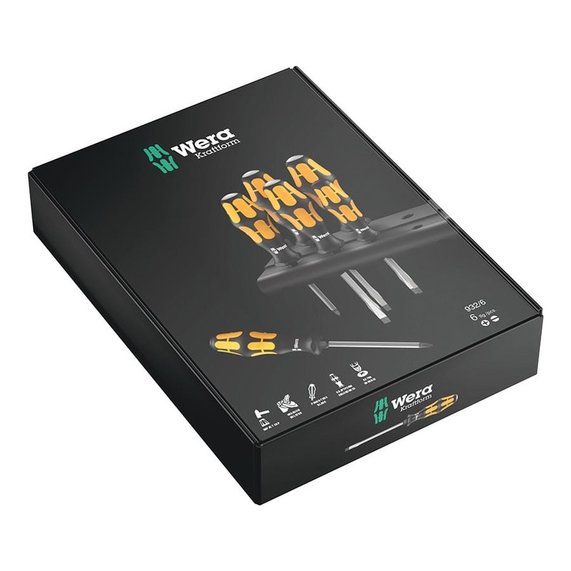 Wera 932/6 Chisel/Screwdriver Set