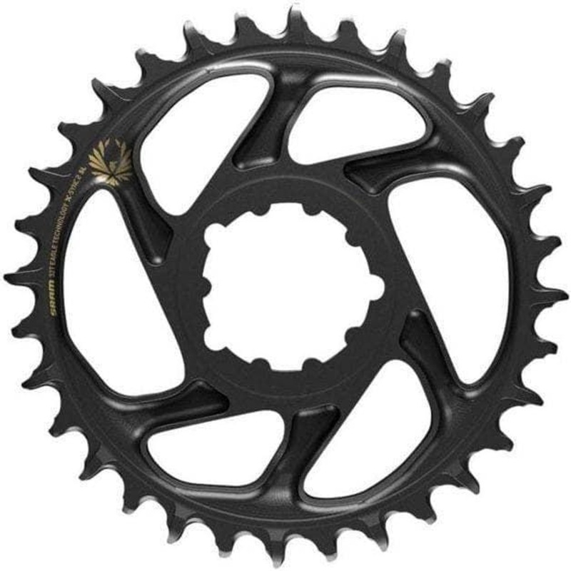 SRAM Eagle X-SYNC 2 SL Chainring 11/12 Gold Offset Non-Boost 6mm 34T