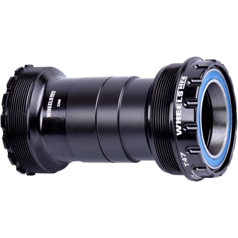Wheels Manufacturing T47A Asymmetrical Bottom Bracket ABEC-3 Bearings Shimano 24mm