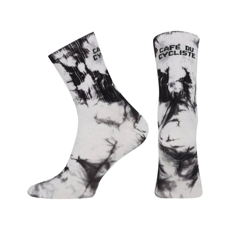 Caf du Cycliste Tie Dye Sock Black S