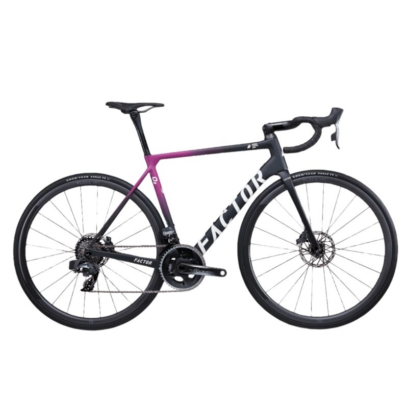 Factor O2 Force AXS w/Power Meter Midnight Pink 49