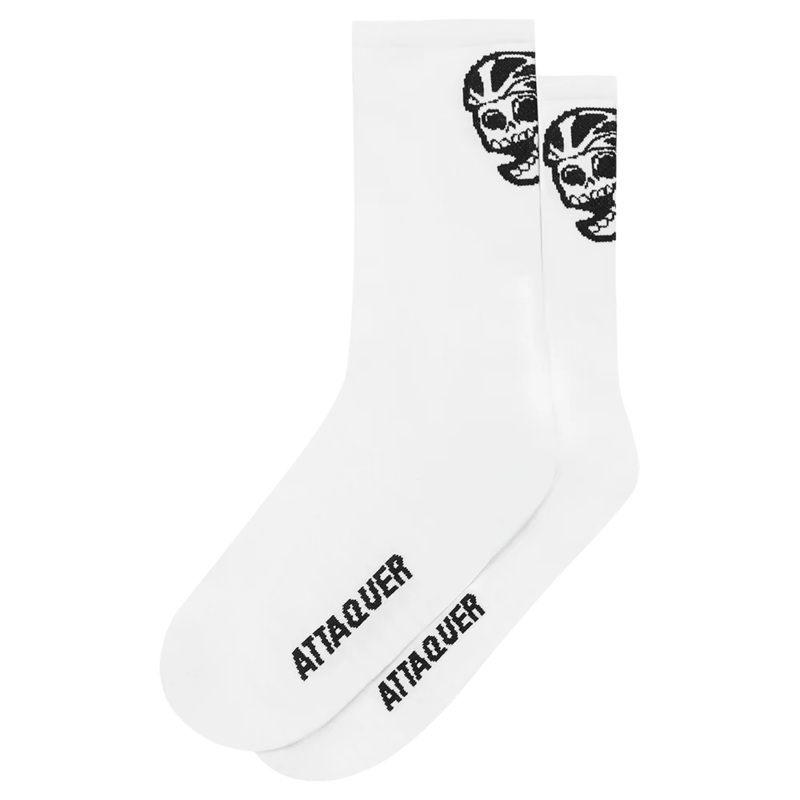 Attaquer Skull Logo Socks Black S