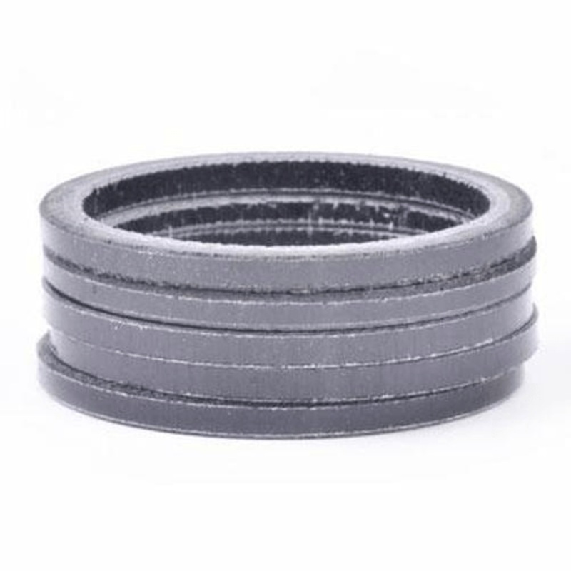Wheels Manufacturing Gloss Carbon Spacer 5 Unit Bag 2.5mm