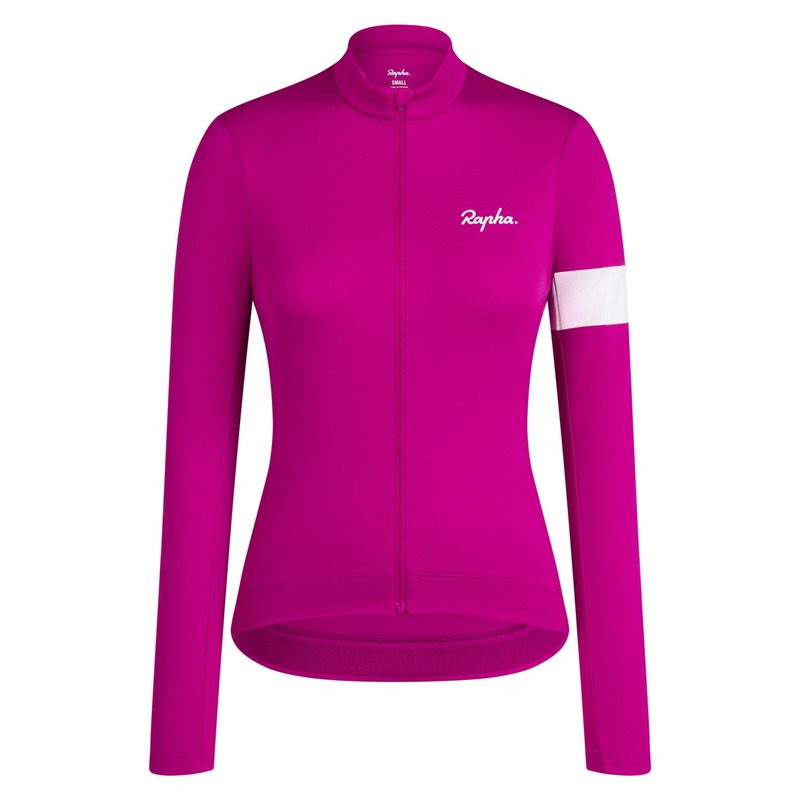 Rapha Women’s Core Thermal Long Sleeve Jersey Black/White XXS