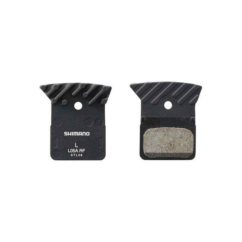 Shimano L05A-RF Resin Disc Brake Pad w/Fin Bulk Single Unit
