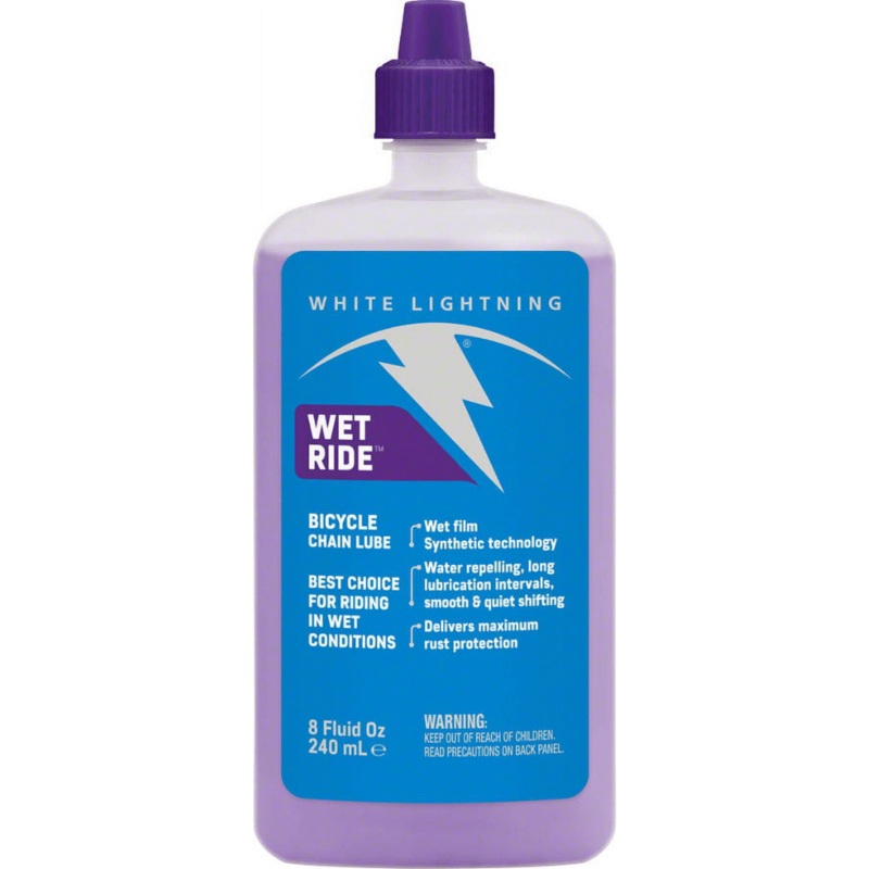 White Lightning Wet Ride Chain Lube 4oz