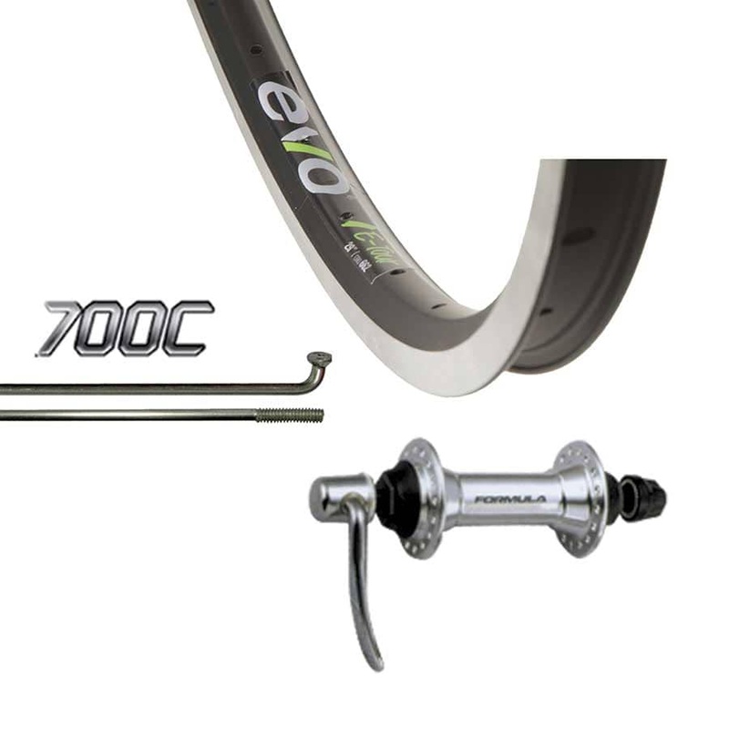 Wheel Shop Touring – 700C – Evo Tour 19 Black/Stainless