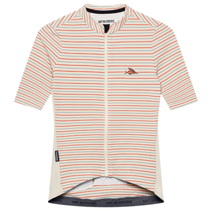 Caf du Cycliste Women’s Romy Jersey White Navy XXS