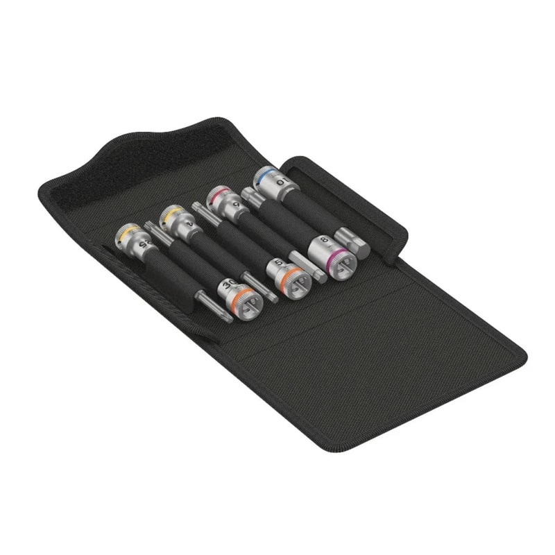 Wera, Bicycle Set 8, 7 pieces Bit-Socket 3/8” Drive, Set