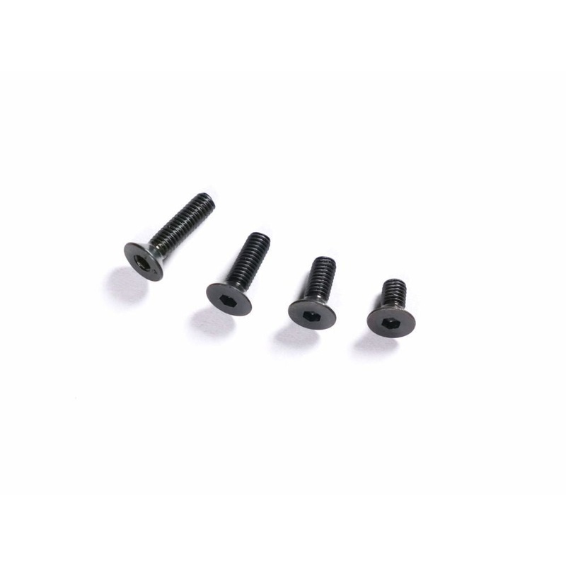 Fox Rear Shock Travel / Stroke Spacer M3 Screws  – Black 6 mm
