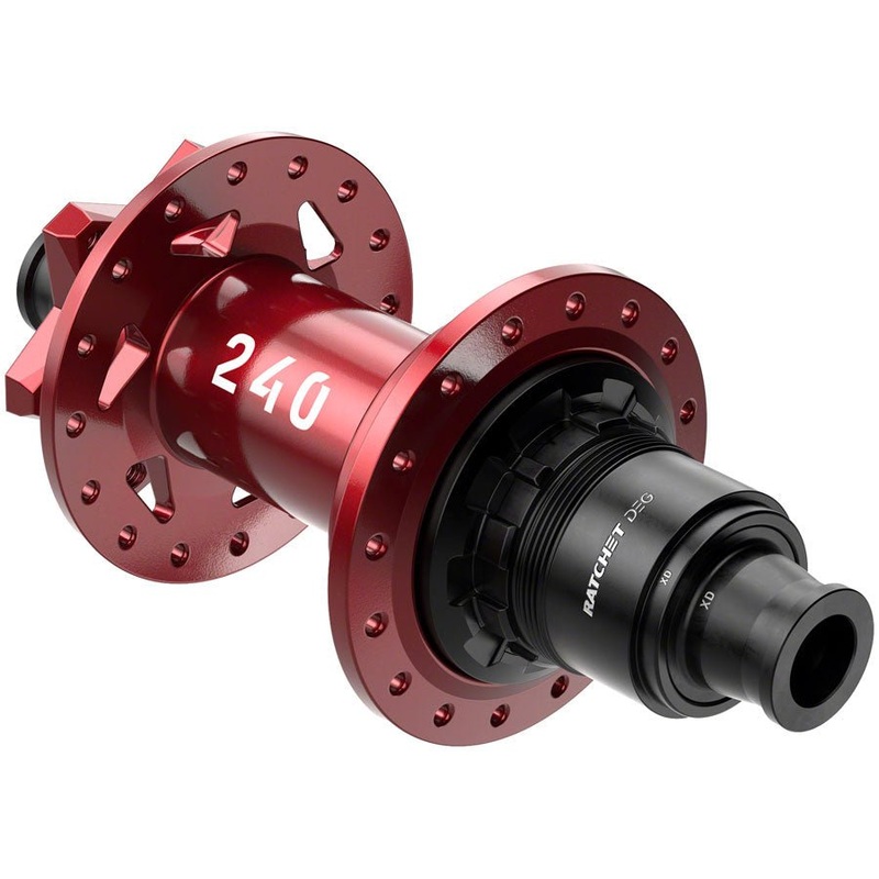 DT Swiss 240 DEG Rear Hub – 12x148mm – 6-Bolt – XD – Limited Edition Red – 32H – 90pt
