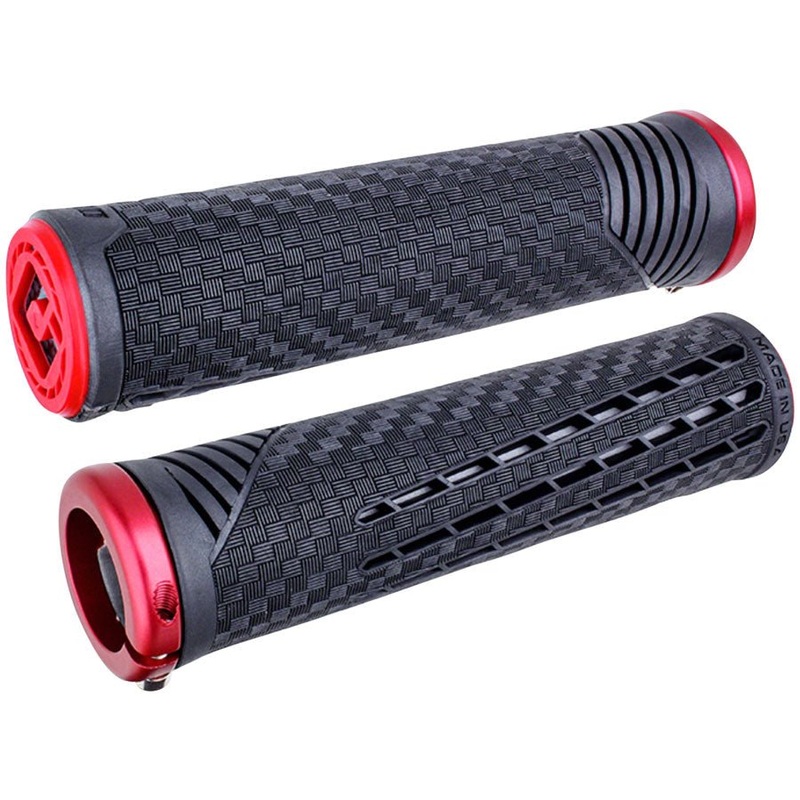 ODI CF V2.1 Grips – Black/Red/Red