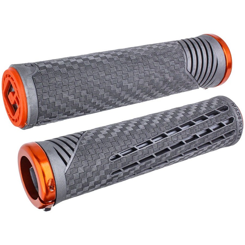 ODI CF V2.1 Grips – Gray/Orange