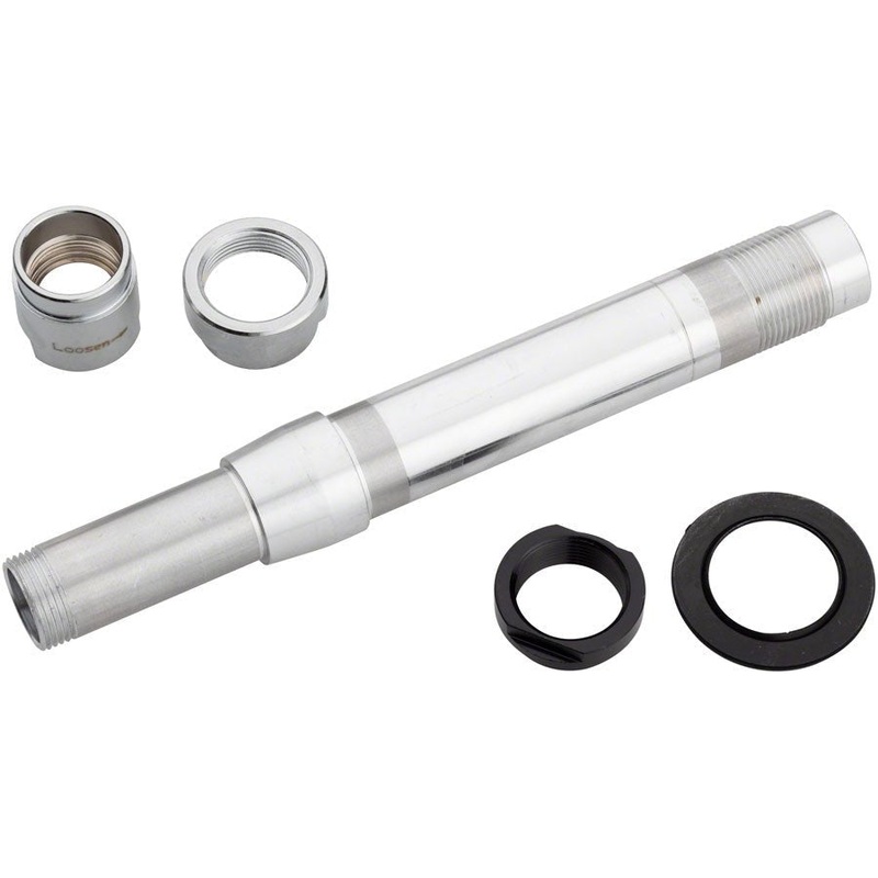 SRAM MTH 746 Complete Rear Axle Assembly Kit – Axle, Threaded Lock Nuts, End Caps – 148mm Boost – for Shimano HG Driver Body