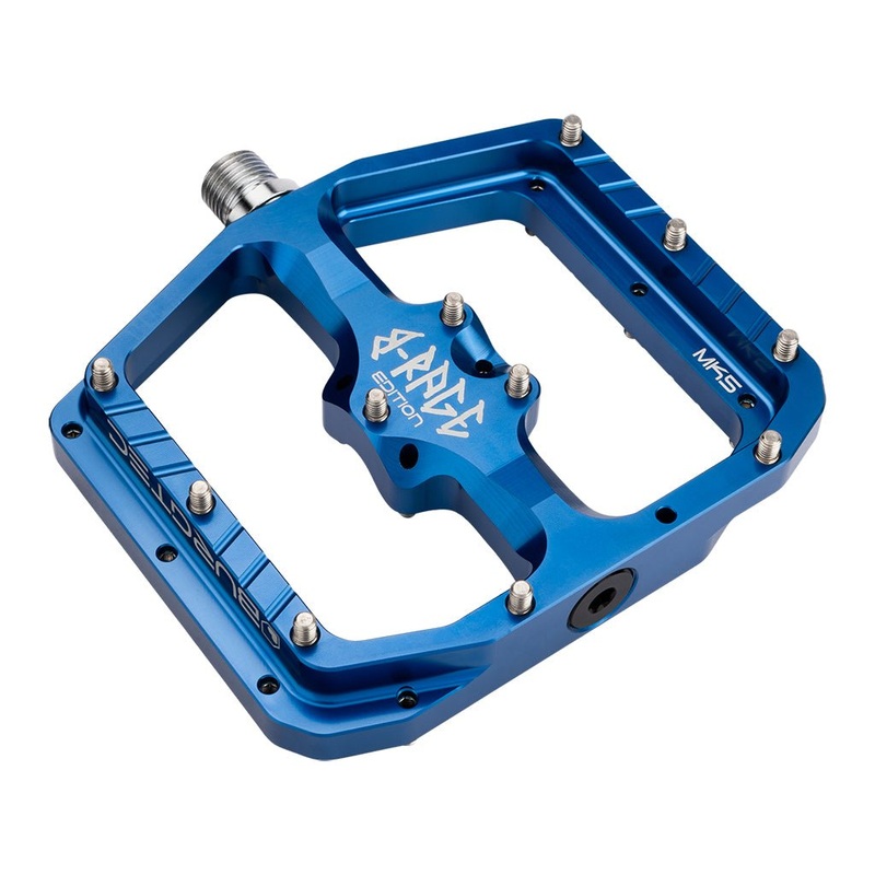 Burgtec Penthouse Flat MK5 B-Rage Edition Pedals – Deep Blue