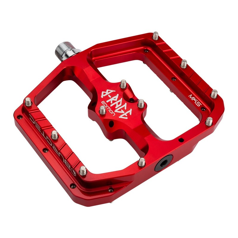Burgtec Penthouse Flat MK5 B-Rage Edition Pedals – Race Red