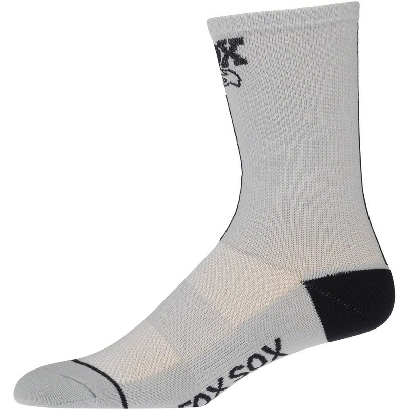 FOX Transfer Coolmax Socks – Gray – 7″ – Small/Medium