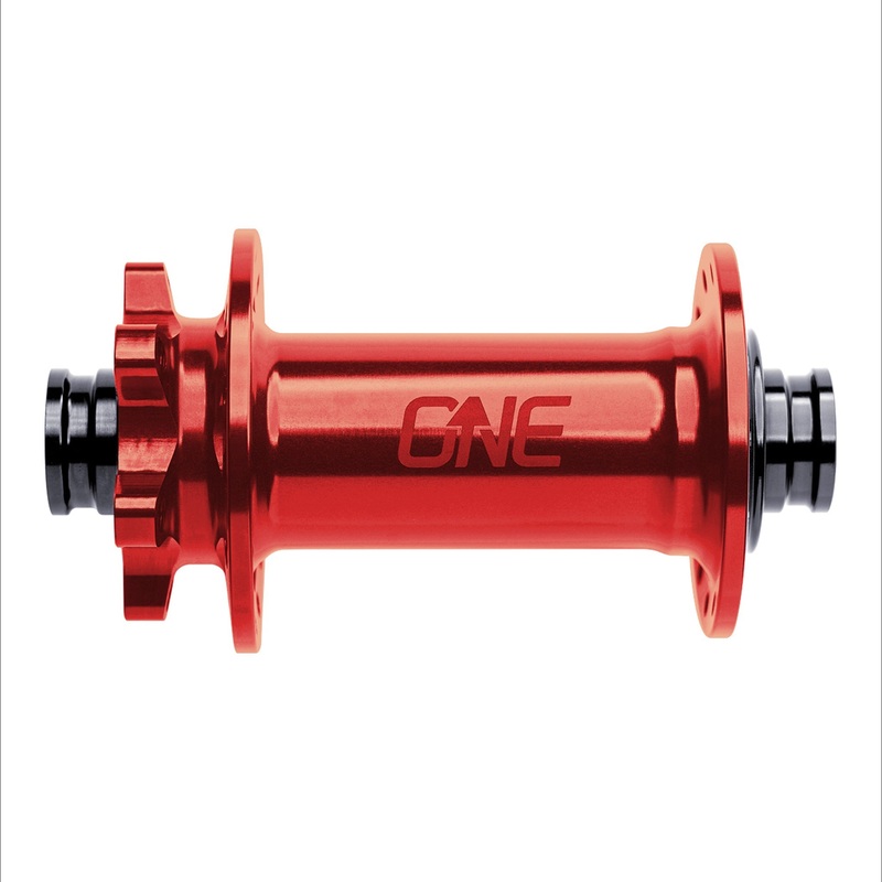 OneUp Components Front Hub – 15x110mm – 6-Bolt – 28h – Red