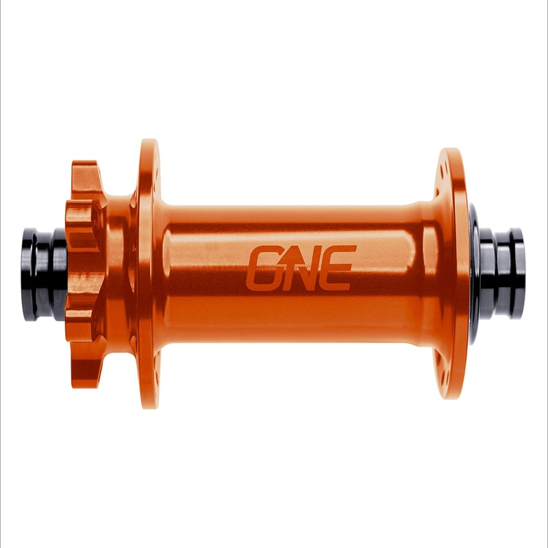 OneUp Components Front Hub – 15x110mm – 6-Bolt – 32h – Orange