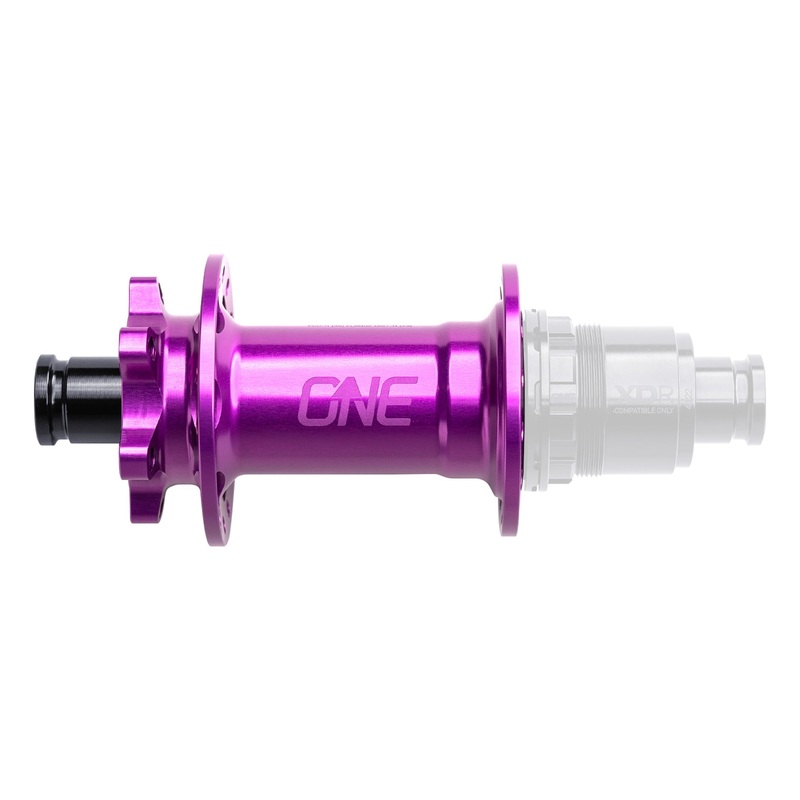 OneUp Components Rear Hub – 12x148mm – 6-Bolt – 32h – Purple (No Freehub)