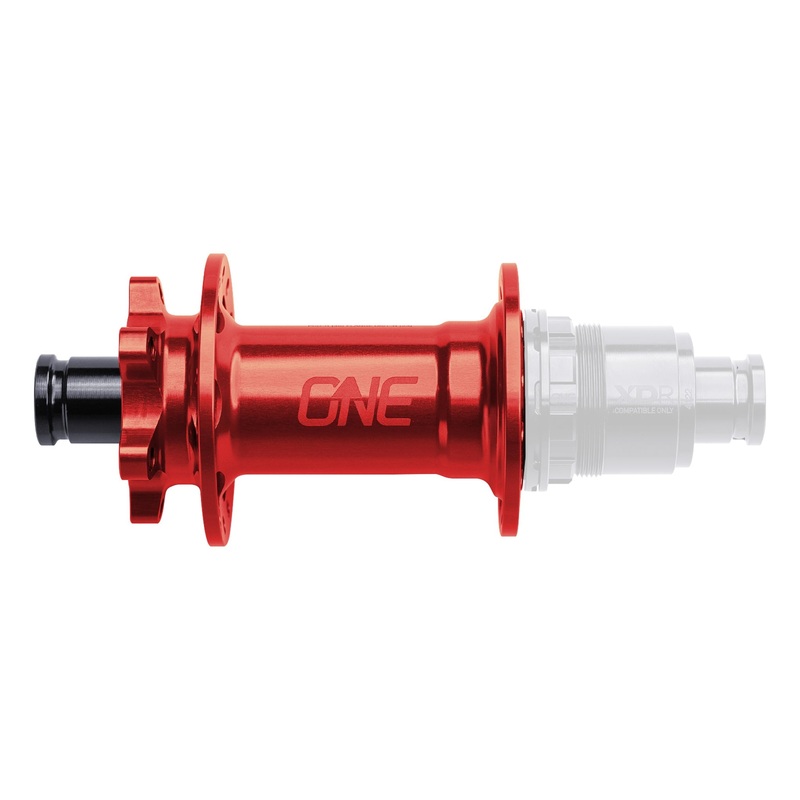 OneUp Components Rear Hub – 12x148mm – 6-Bolt – 32h – Red (No Freehub)