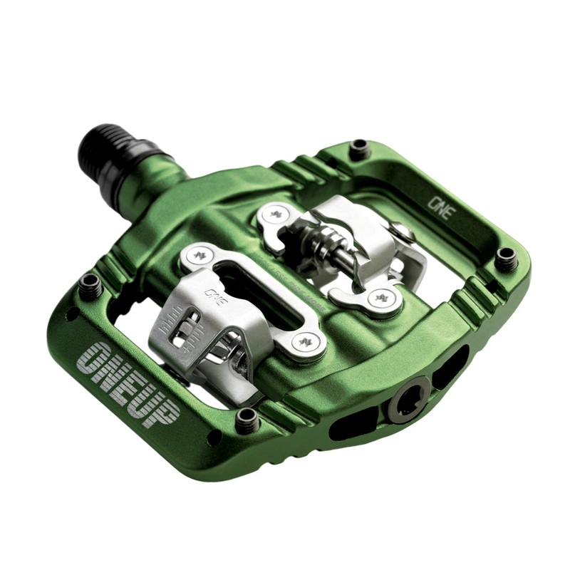 OneUp Components Clip Pedals – Dark Green