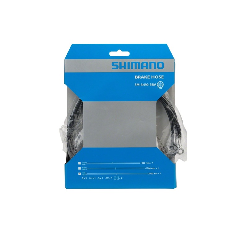 Shimano BH90-SBM 2000mm Disc Brake Hose Kit, for XT/SLX