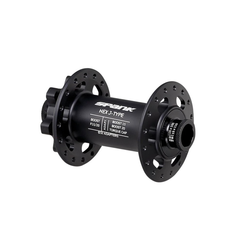 Spank Hex J-Type Front Hub Black