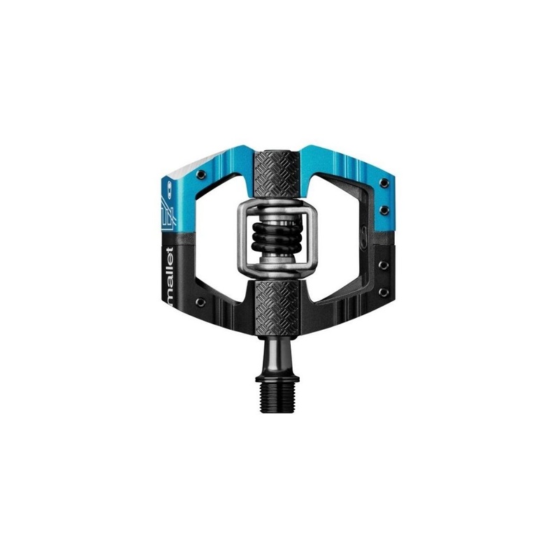 Crankbrothers Mallet E – Long Spindle Black & Blue
