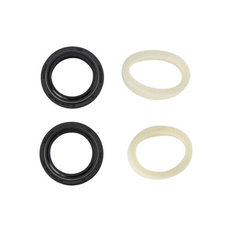 RockShox Dust Seal/Foam Ring: Black Flanged 32mm Seal, 10mm Foam Ring – Revelation A3