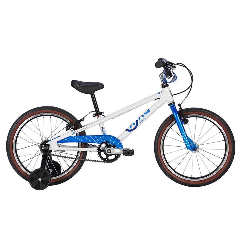 18″ BYK E-350 Boys Single Speed White/Blue