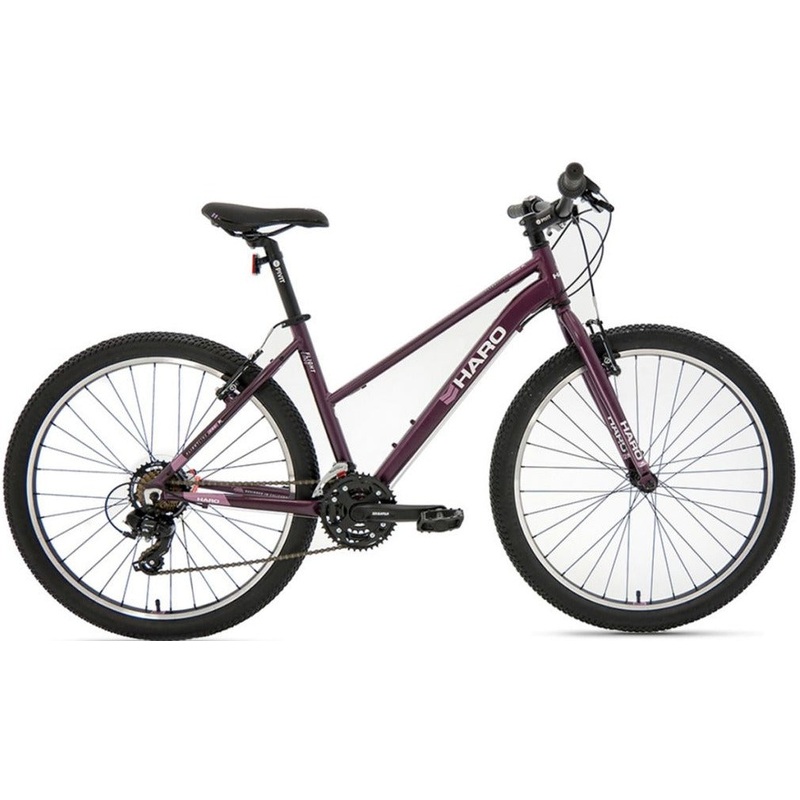 26″ Haro Flightline One R Girls 21-Speed Purple/White XS (13″)