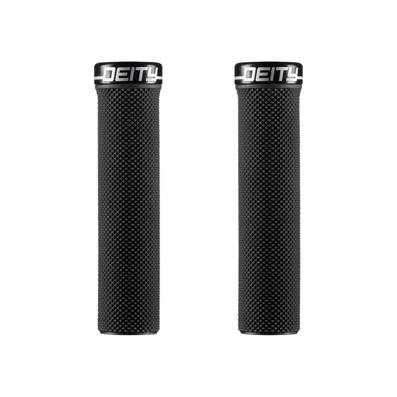 Deity Components Slimfit Grips – Black, Lock-On