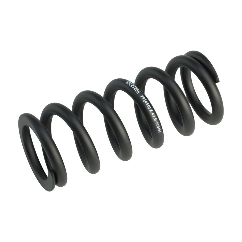 RockShox Metric Coil Spring – Black Fits 37.5-45 mm Shock Stroke (114 mm Length) 300 lb