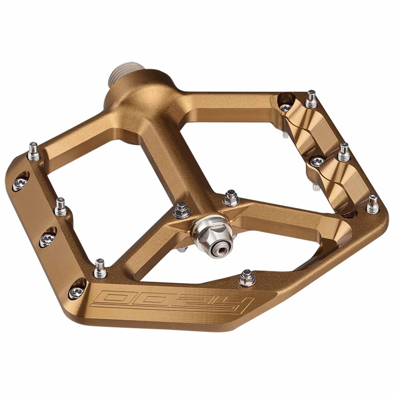 Spank Oozy Platform Pedals – Aluminum – Bronze