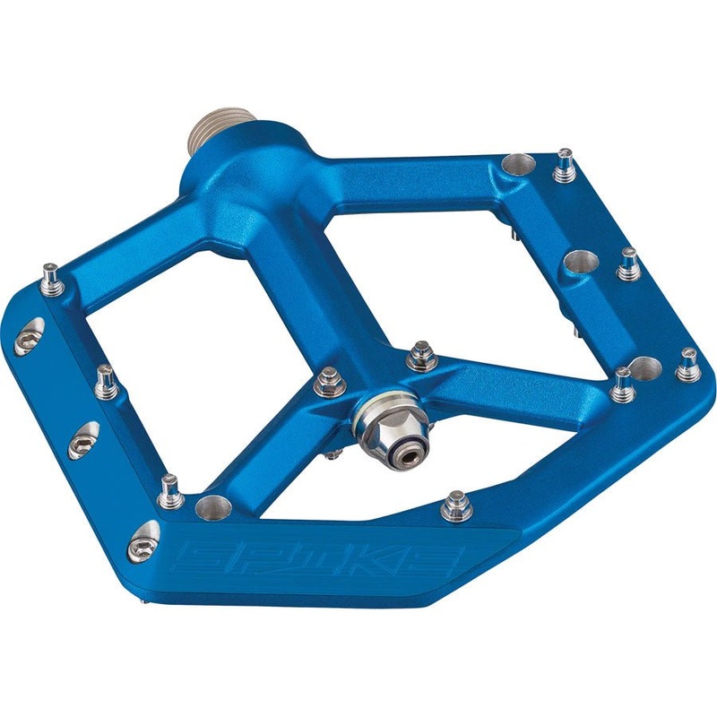 Spank Spike Platform Pedals – Aluminum – Blue