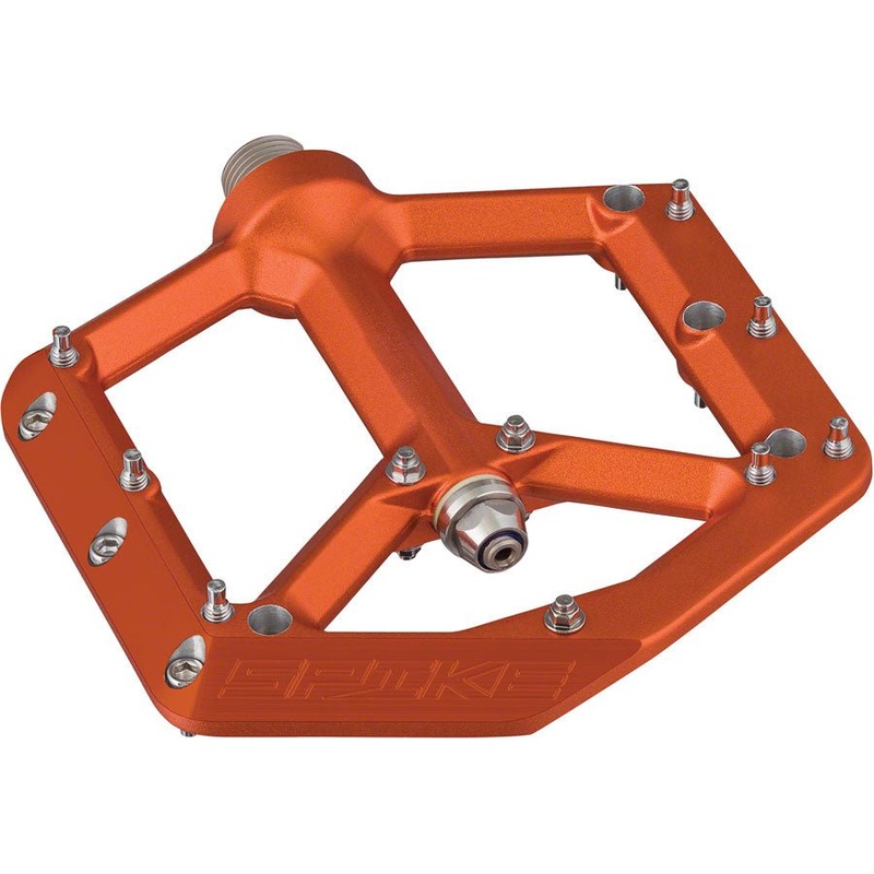 Spank Spike Platform Pedals – Aluminum – Orange