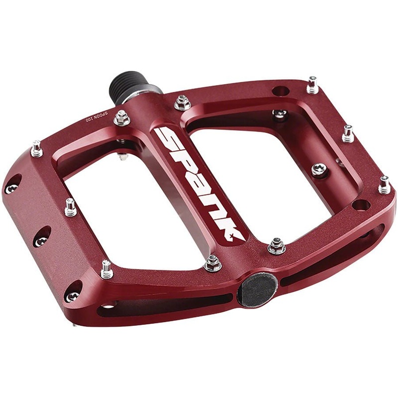 Spank Spoon 100 Platform Pedals – Aluminum – Red