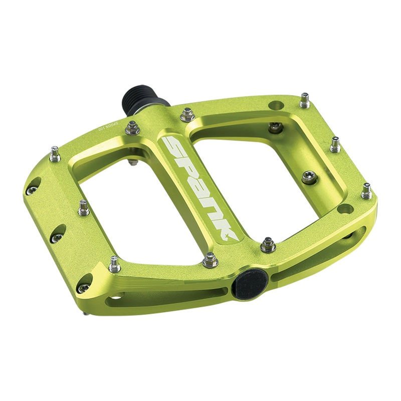 Spank Spoon 100 Platform Pedals – Green