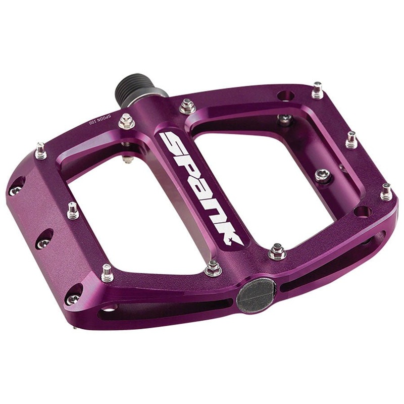 Spank Spoon 100 Platform Pedals – Purple
