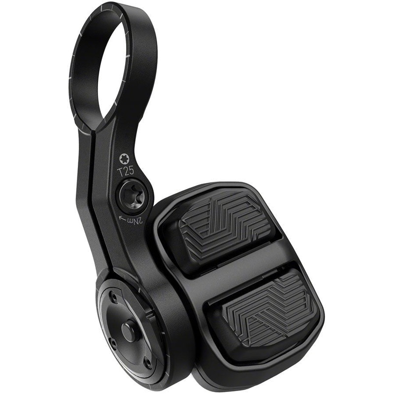 SRAM AXS POD Electronic Controller – Left or Right Mount, Discrete Clamp, 2-Button, Black