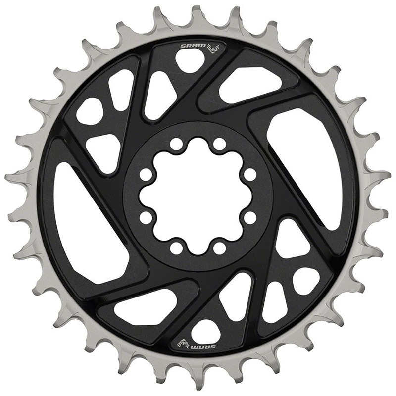 SRAM XX Eagle T-Type Direct Mount Chainring – 30t, 12-Speed, 8-Bolt Direct Mount, 3mm Offset, Aluminum, Black, D1