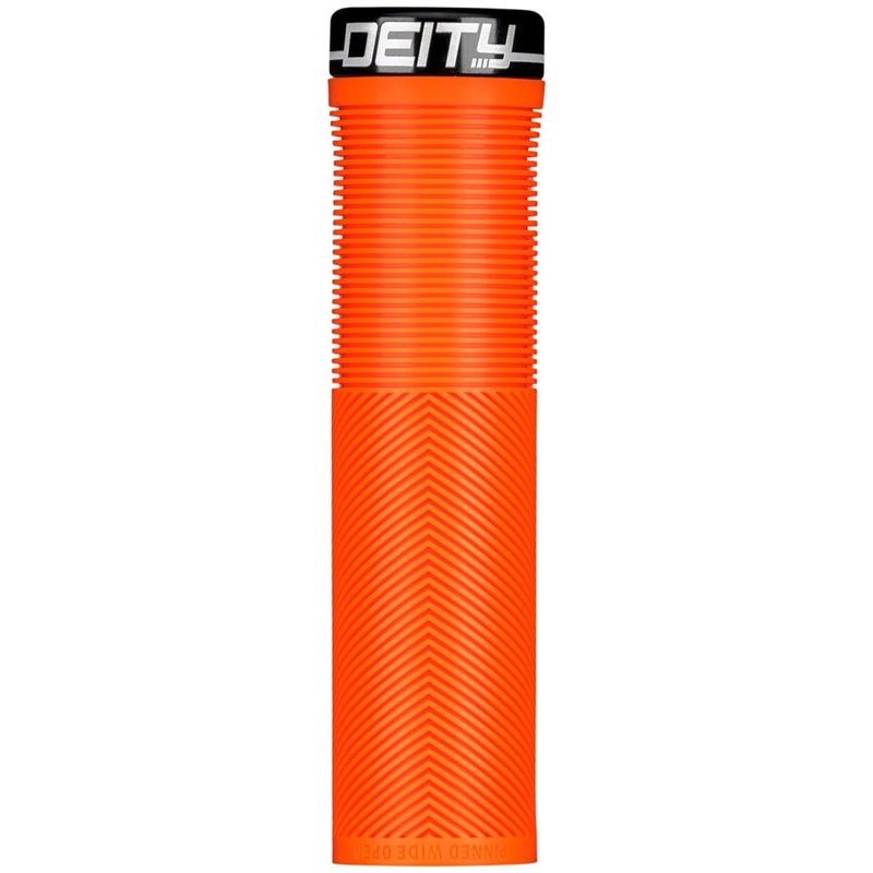 DEITY Knuckleduster Grips – Orange Lock-On