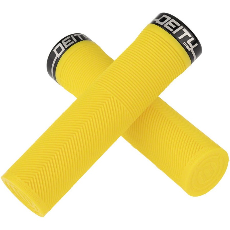DEITY Knuckleduster Grips – Yellow