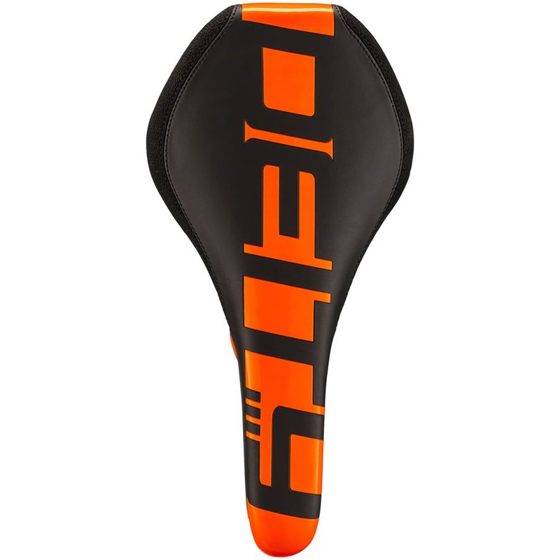 DEITY Speedtrap AM Saddle – Chromoly Black/Orange