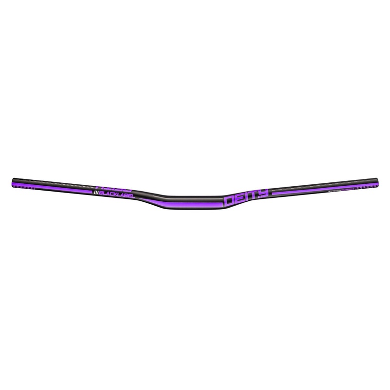 Deity Blacklabel 800 Handlebar – 15mm Rise – 800mm Width – 31.8mm Clamp – Purple