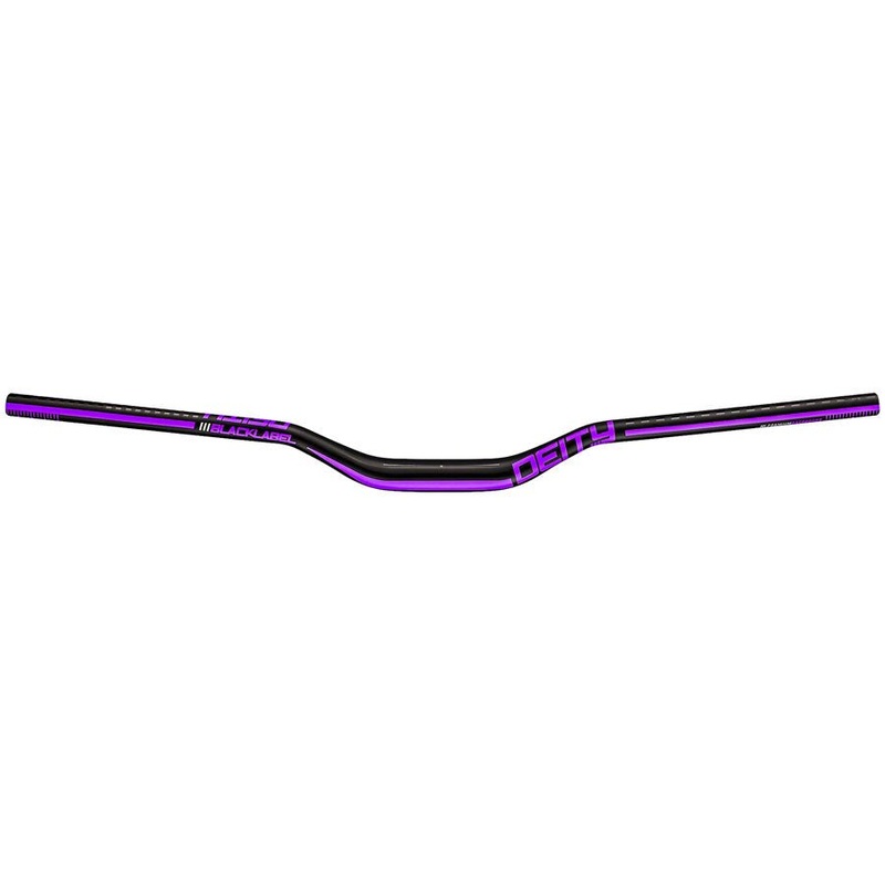 Deity Blacklabel 800 Handlebar – 25mm Rise – 800mm Width – 31.8mm Clamp – Purple