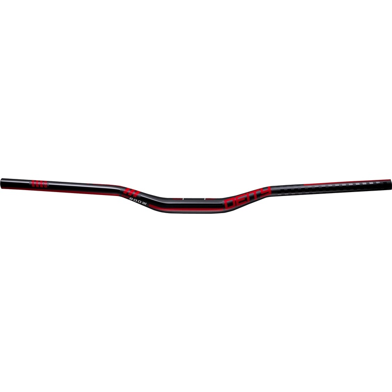 Deity Brendog 800 Handlebar – 31.8mm Clamp – 30mm Rise – 800mm Width – Black & Red