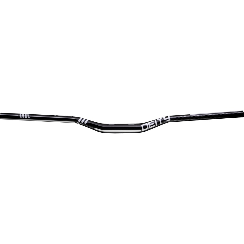 Deity Brendog 800 Handlebar – 31.8mm Clamp – 30mm Rise – 800mm Width – Black & White