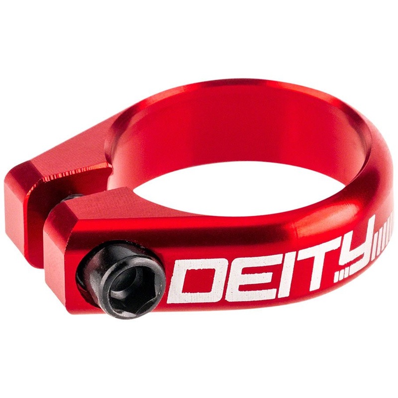 Deity Circuit Seatpost Clamp – 38.6mm – Red